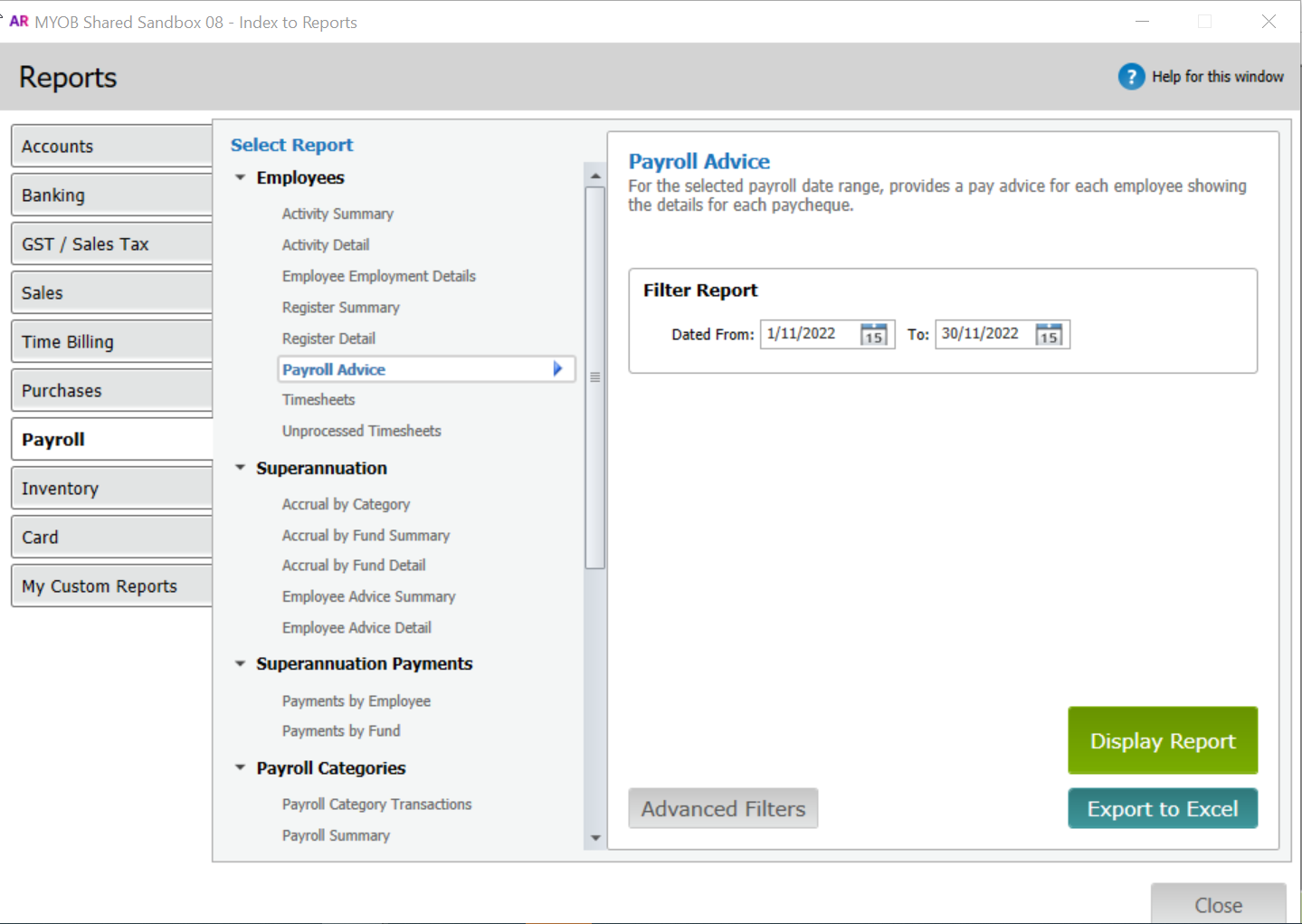 payroll_advice_report_selection_screen.png